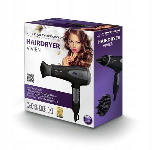 SUSZARKA DO WŁOSÓW MOCNA JONIZACJA DYFUZOR 2200W na Arena.pl