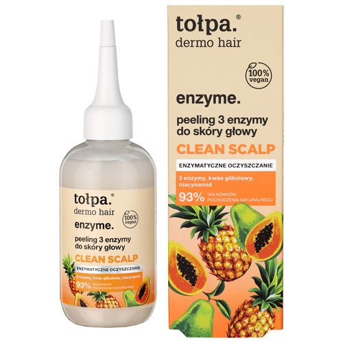 TOŁPA Dermo Hair Enzyme Peeling 3 enzymy do skóry głowy Clean Scalp 100 ml na Arena.pl