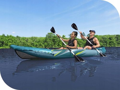 Kajak Dmuchany 2 os. Elite Bestway 65167 Pompka Wiosła Torba MODEL 2024 na Arena.pl