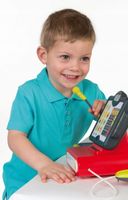 Kasa sklepowa Elektroniczna Panel Dotykowy Czytnik Skaner Światło Dźwięk