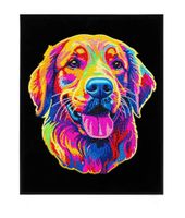 diamond dotz adults flocked neon golden retr. 3678