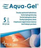 AQUA-GEL hydrożelowy sterylny opatrunek 6,5cm 5szt