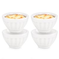 4x Naczynie Zapiekania Żaroodporne Miska Miseczka Kokilka Ceramiczna 40 ml