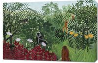Obraz 90x60cm Tropical Forest, Rousseau Vintage do Salonu