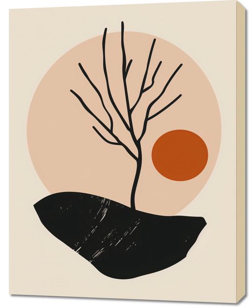 Obraz 70x90cm Nagie Drzewo zdjęcie 1