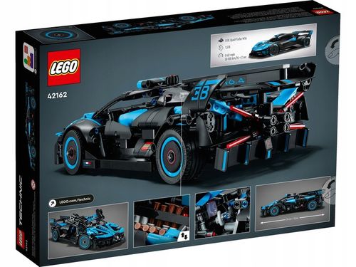 LEGO Technic Model Samochód Wyścigowy Auto Bugatti Bolide Agile Blue 42162 na Arena.pl