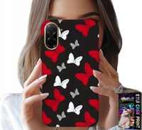 ETUI DO XIAOMI POCO X7 PRO 5G - KOKARDKI CZERWONO BIAŁE MYSZKA, WZORY