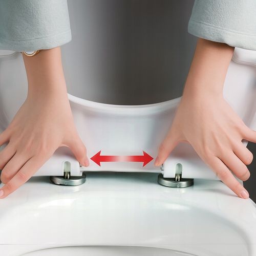 DESKA WC SEDESOWA WOLNOOPADAJĄCA TWARDY DUROPLAST NADRUK ESTIVA WENGE na Arena.pl