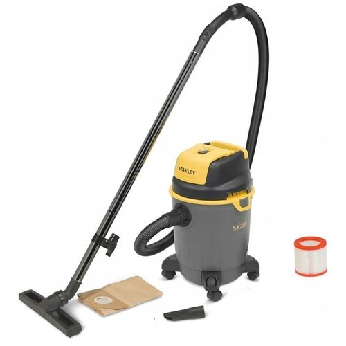 BEZWORKOWY ODKURZACZ PRZEMYSŁOWY MOCNY SUCHO MOKRO GIPSU PYŁU STANLEY na Arena.pl