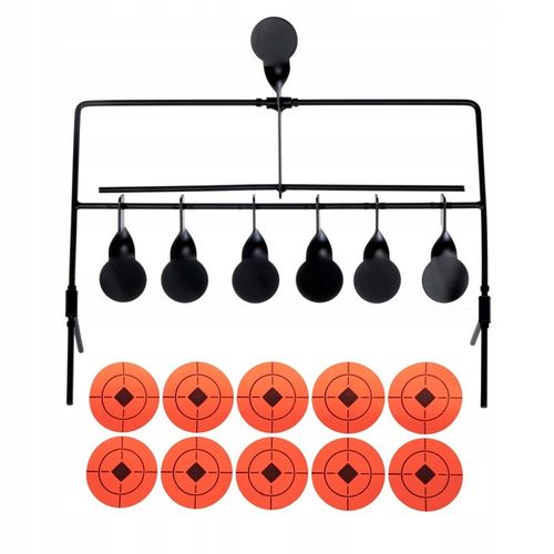 Spinner wiatrówkowy RazorGun 6 celów duży na Arena.pl