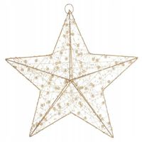 Gwiazda LED 30 cm na baterie | świecąca dekoracja świąteczna do wnętrz