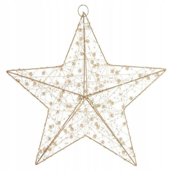Gwiazda LED 30 cm na baterie | świecąca dekoracja świąteczna do wnętrz zdjęcie 2
