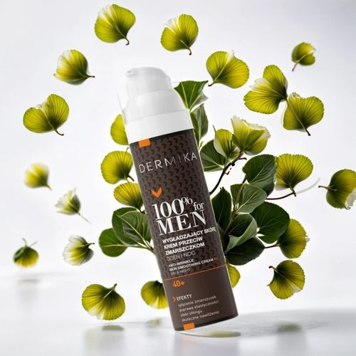 KREM DO TWARZY DLA MĘŻCZYZN 40+ DERMIKA 100% FOR MEN WYGŁADZAJĄCY 100ML na Arena.pl