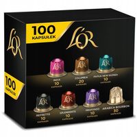 Kapsułki L'OR do Nespresso(r)* kawa 100% arabica, 100 kaw, 9+1 GRATIS