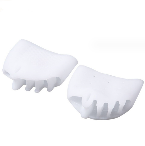 Elastyczna opaska na haluksy biały żelowy separator na pięć palców 2 szt na Arena.pl