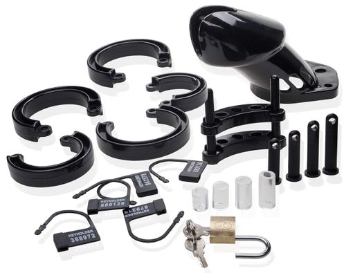 MĘSKI PAS CNOTY CB-6000 - REGULOWANY - NA KŁÓDKĘ Czarny na Arena.pl