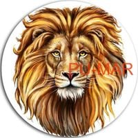 Opłatek na tort Lew Król Zwierząt Kot Kocur Kotek Gepard Puma Tygrys