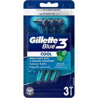 gillette blue3 cool jednorazowa maszynka  do golenia 3 szt.