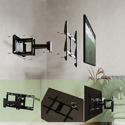 UCHWYT DO TELEWIZORA WIESZAK NA TV ŚCIENNY OBROTOWY UCHYLNY MOCNY LED 32-85 na Arena.pl