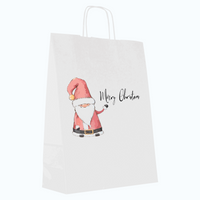 Torby świąteczne duże 32 x 12 x 41 cm Mikołaj Merry Christmas