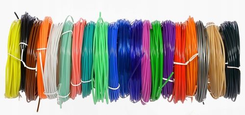 BEZPIECZNY FILAMENT PCL WKŁADY DO DŁUGOPISU 3D 100m 20x5m na Arena.pl