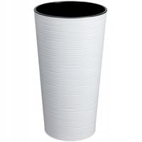 KADAX Doniczka Donica + Wkład Na Kwiaty Biała 19cm