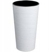 KADAX Doniczka Donica + Wkład Na Kwiaty Biała 19cm