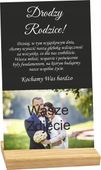 STATUETKA RAMKA podziękowanie dla rodziców na ślub wesele z waszym zdjęciem