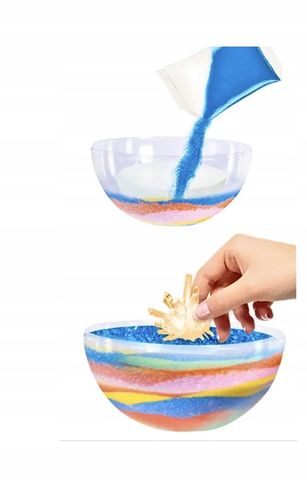 Jednorożec Zestaw Kreatywny Dziewczynki Lampka Nocna Piasek DIY na Arena.pl