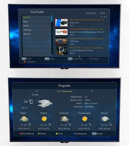 TUNER DEKODER DVBT2 TV NAZIEMNEJ DVB-T2/C HEVC H.265 HDMI USB PVR EPG na Arena.pl