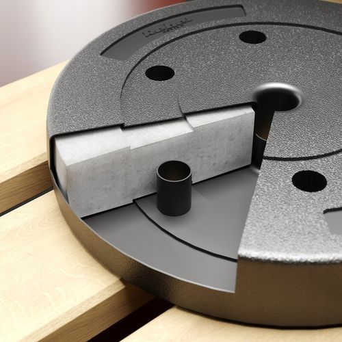 Obciążenie bitumiczne 20kg otwór 31mm Rebel solidne na Arena.pl