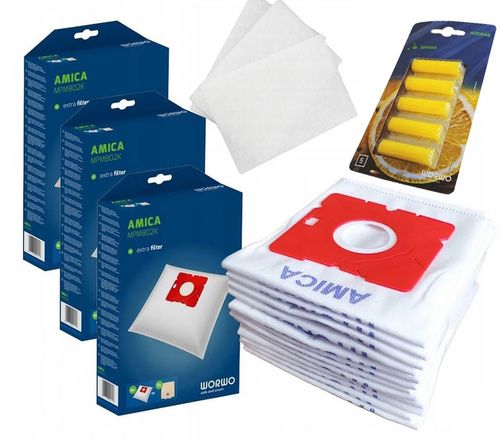 12x WORKI DO ODKURZACZA AMICA AW 3011 + ZAPACH MPMB02K na Arena.pl