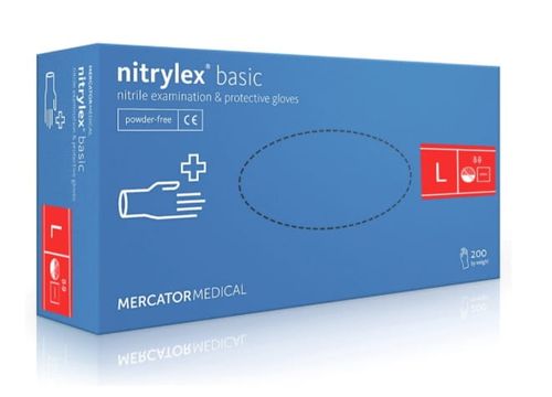 200 szt Rękawiczki nitrylowe Nitrylex Basic 200' na Arena.pl