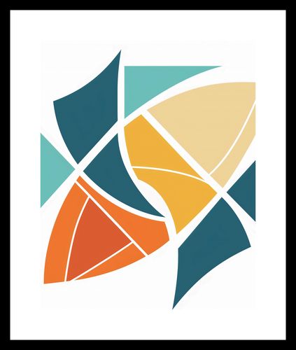 Plakat 40x50cm Geometria Wiatru na Arena.pl