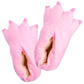 BUTY DAMSKIE KAPCIE PANTOFLE PLUSZOWE ŁAPKI Z PAZURAMI NA BAL ROZM. M 35-40