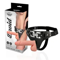 harness attraction deluxe - uprząż z wibracjami 18 cm, obrotowa, system p