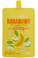 OWOLOVO MUS JABŁKOWO BANANOWY 200G