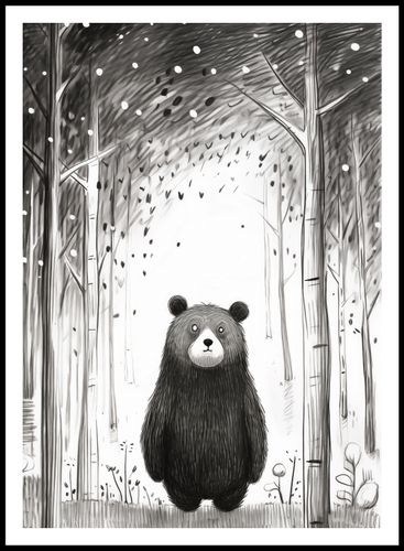 Plakat 64x90cm Ciekawski Miś na Arena.pl