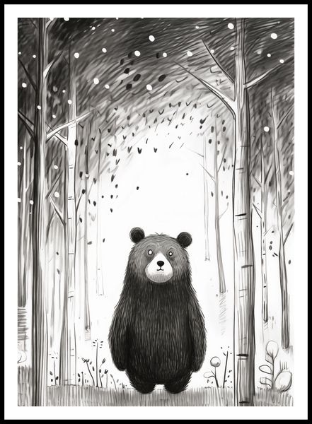 Plakat 64x90cm Ciekawski Miś zdjęcie 3