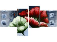 OBRAZ CZERWONE ZIELONE MAKI