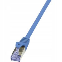 Patchcord LogiLink CQ3026S Cat.6A S/FTP 0,50m niebieski