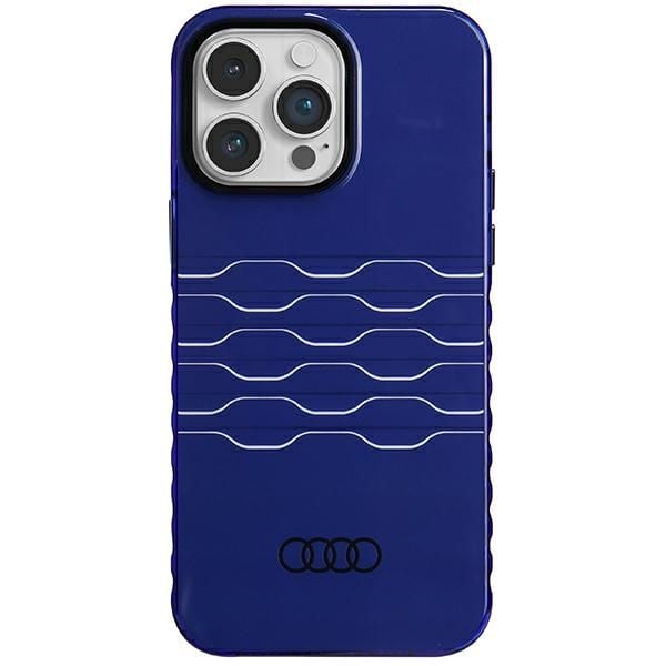 Etui Audi do iPhone 14 Pro Max, Niebieski, MagSafe zdjęcie 1