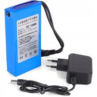 Akumulator litowo-jonowy 12V 1-2A 6800mAh do kamer CCTV Z ADAPTEREM