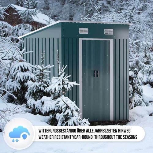 Jago Garden Domek narzędziowy, zielony, 182 x 186 x 118 cm na Arena.pl