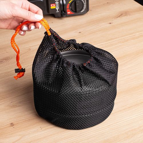 Zestaw Garnków Naczyń Turystycznych Na Kemping Zg4-03 Czarny na Arena.pl