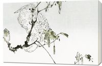 Obraz 90x60cm White Cockatoo, Seitei Japoński Vintage