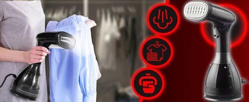 PAROWNICA DO UBRAŃ STEAMER ŻELAZKO PAROWE MYJKA PAROWA 1500W 7W1 na Arena.pl