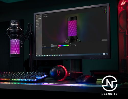 Mikrofon HyperX QuadCast S USB, podświetlenie RGB LED, streaming, gaming, podcasty, 4P5P7AA na Arena.pl