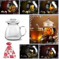 ZESTAW DZBANEK 0,6 L + HERBATY KWITNĄCE 5 szt na prezent