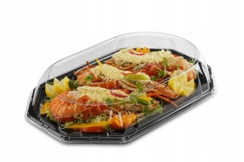 Patery Tace cateringowe na żywność z przykryciem 35 cm x 24,7 cm 10sztuk na Arena.pl